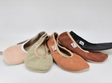 Bebe Basic Hip-Hop Gymnastics Shoes Art.SB120 Olive  Barefoot Gym Slippers