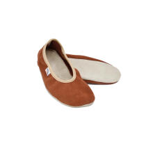 Bebe Basic Hip-Hop Gymnastics Shoes Art.SB120 Brown Vingrošanas, sporta dejošanas čības ar ādas zoli