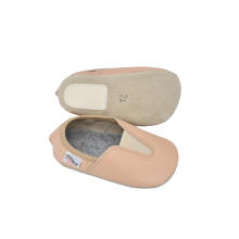 Bebe Basic Kids Hip-Hop Punsa Gymnastics Shoes Art.SB131 Eco Black  Чешки гимнастические c кожанной подошвой