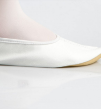 Bebe Basic Kids Hip-Hop Punsa Gymnastics Shoes Art.SB131 Eco Olive Vingrošanas, sporta dejošanas čības ar ādas zoli