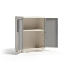 Linear Wood Base Cabinet 68x39x90cm light beige/light gray