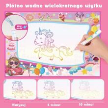 WOOPIE Water Drawing Mat 2in1 XXL 100x70cm Glows in the Dark