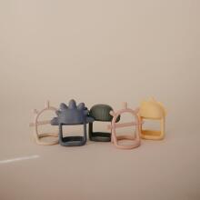 Mushie No Drop Silicone Sensory Teether  Art.101811 Silicone rattle (100% natural)