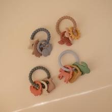 Mushie  Silicone  Teether Ring Art.102050 Силиконовая погремушка (100% натуральная)