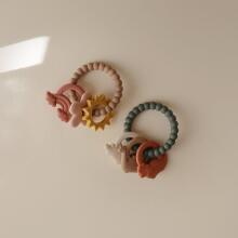 Mushie  Silicone  Teether Ring Art.101322 Силиконовая погремушка (100% натуральная)