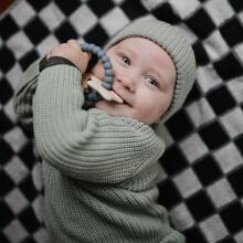 Mushie  Silicone  Teether Ring Art.101323 Силиконовая погремушка (100% натуральная)