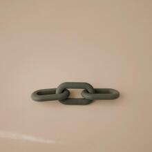 Mushie  Silicone  Teether Links Art.101272 Силиконовая погремушка (100% натуральная)