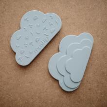 Mushie  Silicone Teether Cloud Art.2560285 Augstākas kvalitātes - silikona grabulis (100% dabisks)