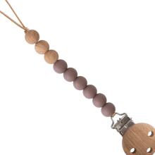 Mushie Silicone Pacifier Clip Eva Art.2090004 Māneklīša ķēde (Knupja turētājs) ar klipsi