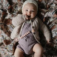 Mushie Silicone Pacifier Clip Halo Art.2120030 Cadet  Держатель для пустышки
