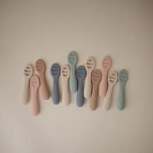 Mushie Silicone First Spoon Art.101630 Ложечка мягкая силиконовая (2шт.)