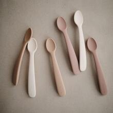 Mushie Silicone Feeding Spoon Art.2360275 Soft silicone spoon (2 pcs.)