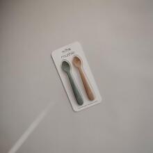 Mushie Silicone Feeding Spoon Art.2360442 Ложечка мягкая силиконовая (2шт.)