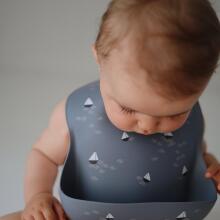Mushie Silicone Bib Art.101736 Детский слюнявчик из 100% высококачественного силикона