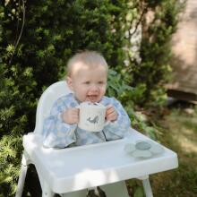Mushie Snack Cup Silicone  Art.2340069 Силиконовый контейнер  с крышкой Click Lock.