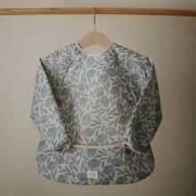 Mushie Long Sleeve Bib  Art.102086 Flowers   Детский слюнявчик  с рукавами
