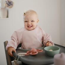 Mushie Long Sleeve Bib Art.101481 Dinosaurs Bērnu lacīte / priekšautiņš ar rociņām