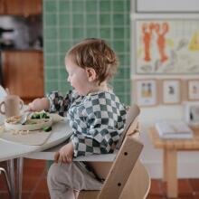 Mushie Long Sleeve Bib Art.101901 Retro Flowers