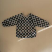 Mushie Long Sleeve Bib Art.101903 Whales Детский слюнявчик  с рукавами