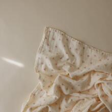 Mushie Muslin Swaddle Art.100226 Black Daisy