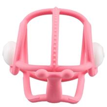 Mombella 00606 Игрушка для прорезывания зубов с погремушкой Улитка Розовая