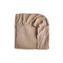 Mushie Cotton Sheet   Art.2217124 Natural  простынь на резиночке 60x120cм