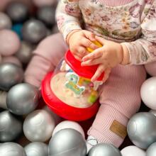 WOOPIE BABY Krāsainie Zirdziņi Sarkanā Griezējtops Karuselis