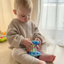 WOOPIE BABY Mūzikas bungas mūzikas kaste projektors 3in1 rotaļlieta zīdaiņiem + rullis rāpošanas mācīšanai