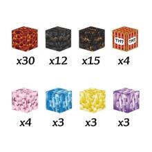 WOOPIE Магнитные Кубики Пиксели Mine Craft 74шт