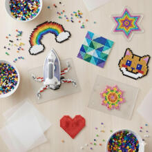 Iron Beads Set XXL 9000 Pieces Case Templates
