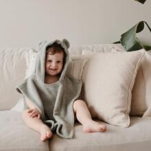Mushie Bath Poncho Art.101631 Fog
