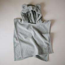 Mushie Bath Poncho Art.101633 Bear Moss