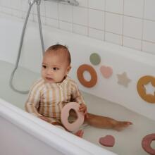 Mushie Bath Foam Puzzle Art.102007 Наклейки для игр в ванной из путопласта
