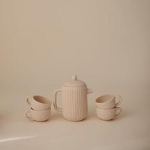 Mushie Silicone Tea Play Set Art.102020 Sand Silikona  trauku komplekts