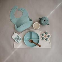 Mushie Flower Press Toy Art.2830477 Silicone rattle (100% natural)