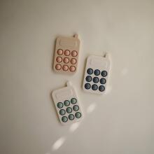 Mushie Phone Press Toy Art.2860203 Silicone rattle (100% natural)