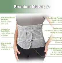 Haakaa 3-in-1 Pregnancy and Postpartum Belt Art.MHK240 Pēcdzemdību formējoša josta M izmērs