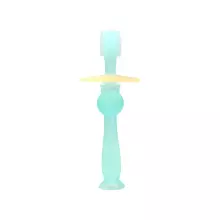 Haakaa 360° Silicone Toothbrush  Art.BHK075-MB Mist Blue pirmā silikona zobu birste