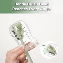 Haakaa 5-in-1 Cleaning Brush Set Art.BHK177-SG Щетка силиконовая для бутылочек и сосок