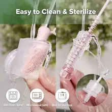 Haakaa Silicone Colostrum Collector Feeding Pack Art.MHK190  Speciāla silikona jaunpiena savācējs ,6 psc,4 ml (pre-sterilised)