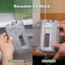 Haakaa Colostrum Essentials Pack Art.MHK208 Colostrum Essentials Pack - 4ml Collector (6pcs) + 750ml Steriliser Bag + Ice Brick