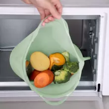 Haakaa Multipurpose Steamer & Steriliser Bag  Art.UTE099-LE Lime Многоцелевой пакет для стерилизации и пароварки ,2 шт.  2000 мл