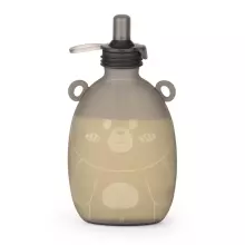 Haakaa Happy Bear Silicone Goody Pouch Art.MHK162 vairākkārt lietojams saspiežamais konteineris,170ml