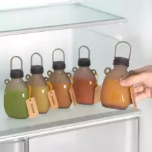 Haakaa Happy Bear Silicone Milk Storage Bag Art.MHK167  Силиконовый контейнер для  воды, пюре, соков,3 шт, 260мл