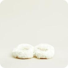 Warmies - Heatable Slippers - Cream (in box)