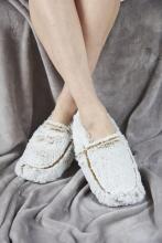 Warmies - Heatable Slippers - Beige Marshmallow