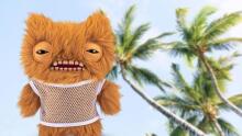 Fuggler Vacay Vibes by ZURU Funny Ugly Monster Plush Collectible Toy - Munch Munch - ginger, kids soft toy