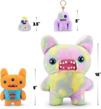 Fuggler Vacay Vibes by ZURU Funny Ugly Monster Plush Collectible Toy - Reek-O - orange, kids soft toy