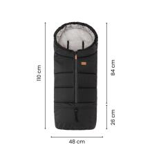 PETITE&MARS 531835 Winter Sleeping Bag Jibot 3in1 Sweet Toffee