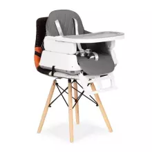 EcoToys Chair Art.263215 Grey Bērnu augstais krēsls 3-in-1 salokāms